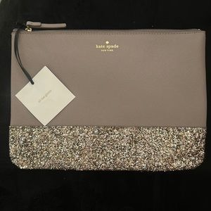 Kate Spade Greta Court Glitter Pouch